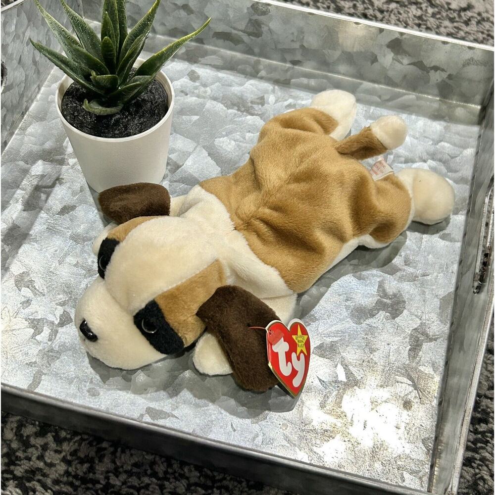 TY Beanie Baby Bernie The St Bernard Dog 1996 NEW